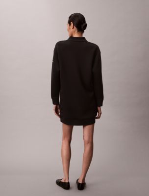Женские платья Calvin Klein Smooth Mini Polo Sweatshirt Dress — фото 5