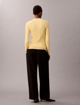 Женские свитеры Calvin Klein Cotton Rib Slim Sweater — фото 2