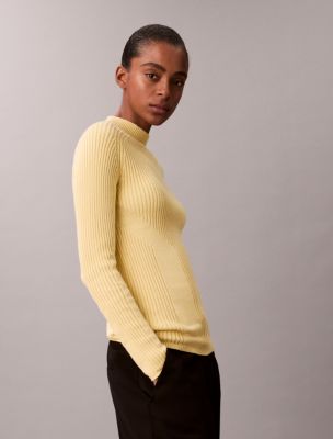 Женские свитеры Calvin Klein Cotton Rib Slim Sweater — фото 3