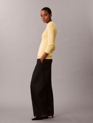 Женские свитеры Calvin Klein Cotton Rib Slim Sweater — фото 5