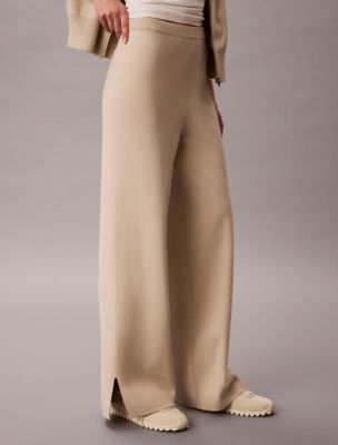 Relaxed Knit Wide Leg Pants - thumbnail 4