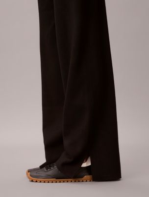 Женские брюки Calvin Klein Relaxed Knit Wide Leg Pants — фото 3