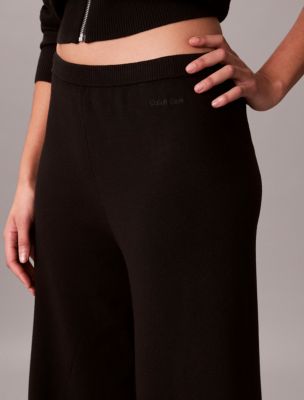 Женские брюки Calvin Klein Relaxed Knit Wide Leg Pants — фото 6