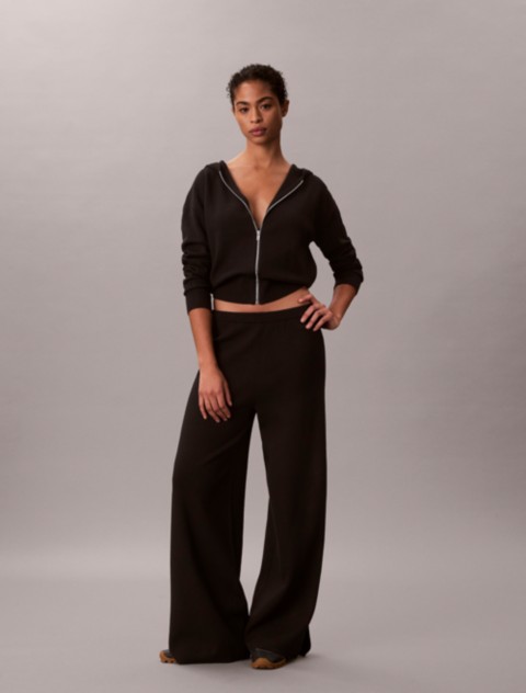 Женские брюки Calvin Klein Relaxed Knit Wide Leg Pants