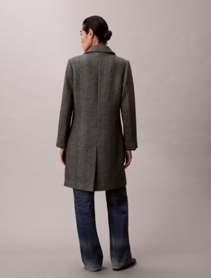 cale カル　Wool Herringbone Visto Blouson Auralee - Herringbone wool-blend blouson jacket Auralee