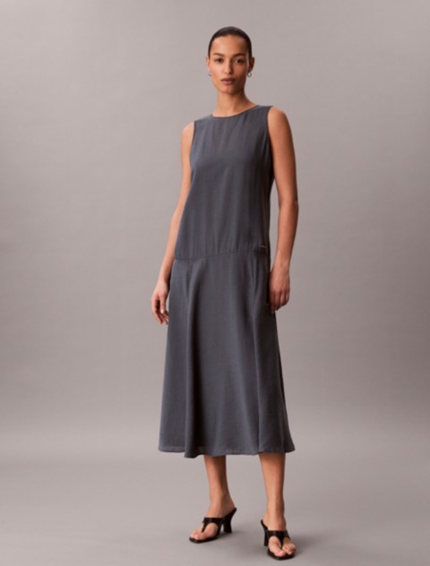 Calvin Klein Voile Maxi Dress