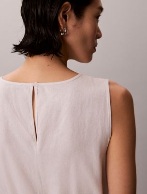 brown linen dress maxi Off The Table Linen Maxi Dress