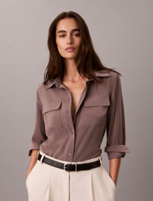Utility Classic Button-Down Shirt, Iron