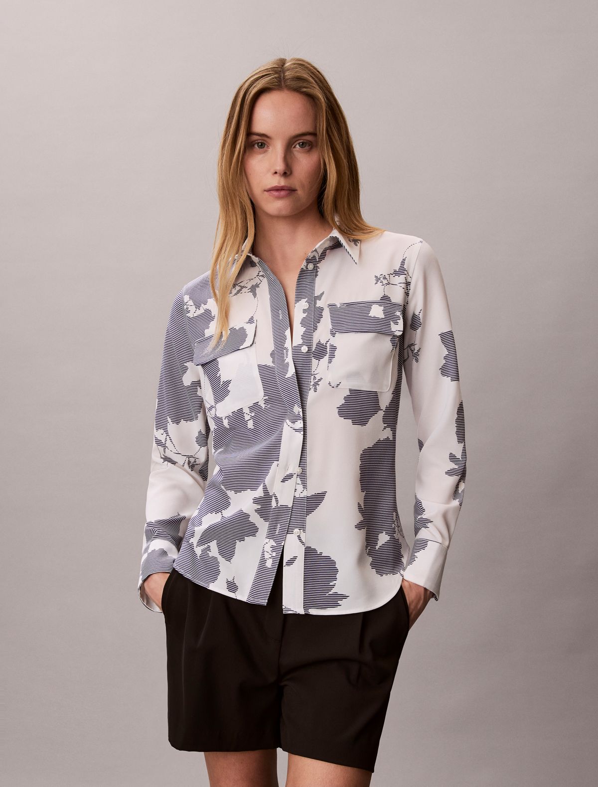 Utility Classic Button-Down Shirt