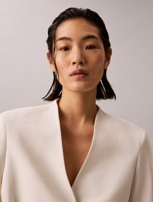 Женские пиджаки Calvin Klein Textured Wrap Blazer — фото 2