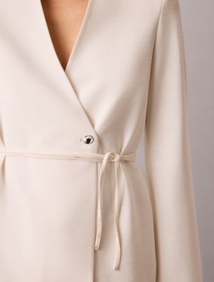 Женские пиджаки Calvin Klein Textured Wrap Blazer — фото 5