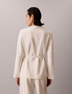 Женские пиджаки Calvin Klein Textured Wrap Blazer — фото 6