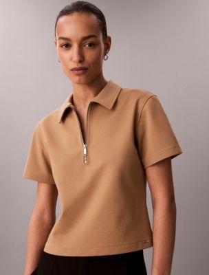 Ponte Polo T-Shirt, Tigers Eye