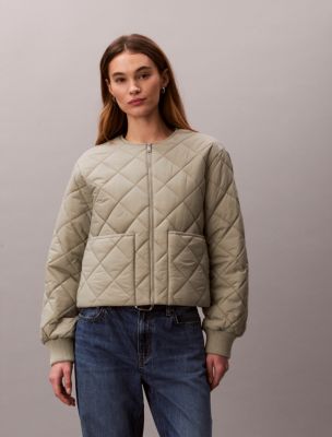 Nylon Quilted Jacket | Calvin Klein® USA