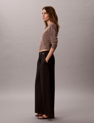 Женские брюки Calvin Klein Ponte Wide Leg Pants — фото 3