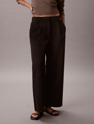 Женские брюки Calvin Klein Ponte Wide Leg Pants — фото 4