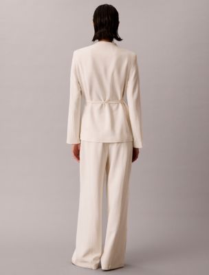 Женские брюки Calvin Klein Textured Straight Pants — фото 5