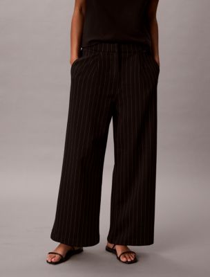 Женские брюки Calvin Klein Ponte Stripe Wide Leg Pants — фото 2