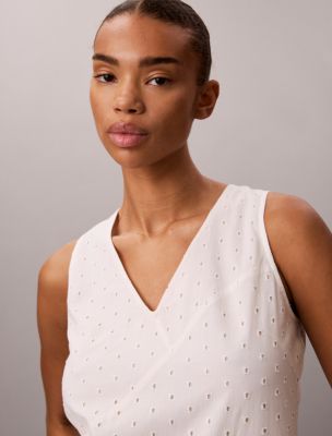 Женские платья Calvin Klein Broderie Midi Dress — фото 2