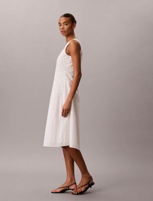 Женские платья Calvin Klein Broderie Midi Dress — фото 3