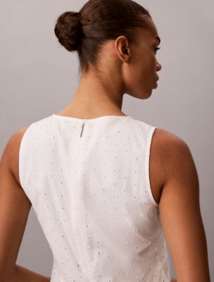 Женские платья Calvin Klein Broderie Midi Dress — фото 4