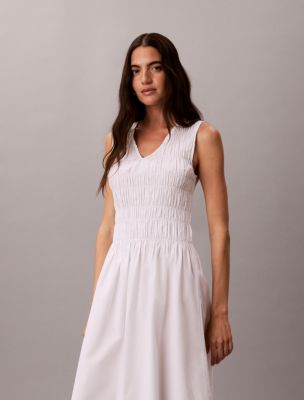 Женские платья Calvin Klein Cotton Poplin Midi Dress — фото 4