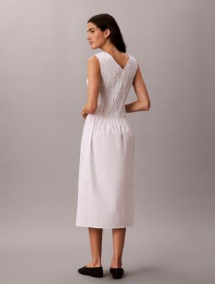 Женские платья Calvin Klein Cotton Poplin Midi Dress — фото 5