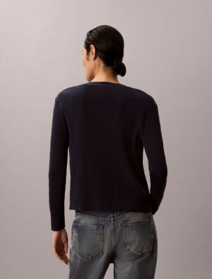 Женские топы Calvin Klein Cotton Rib Cardigan and Tank Set — фото 5