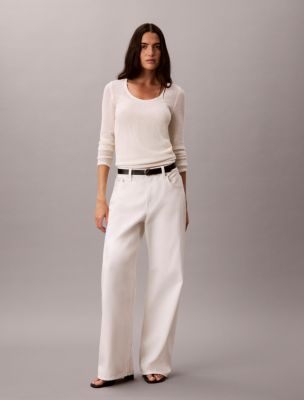 Женские топы Calvin Klein Boucle Pointelle Top — фото 2