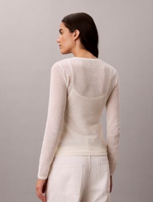 Женские топы Calvin Klein Boucle Pointelle Top — фото 4