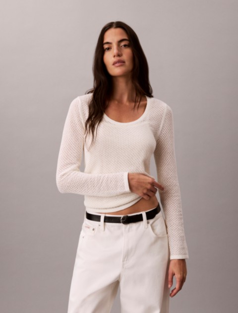 Женские топы Calvin Klein Boucle Pointelle Top