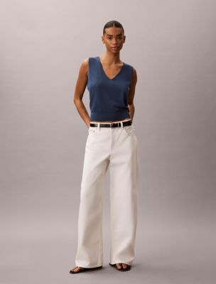 Женские топы Calvin Klein Linen Blend Tank Top — фото 3