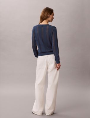 Женские кардиганы Calvin Klein Linen Blend Cardigan — фото 3