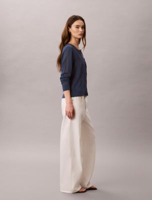 Женские кардиганы Calvin Klein Linen Blend Cardigan — фото 6