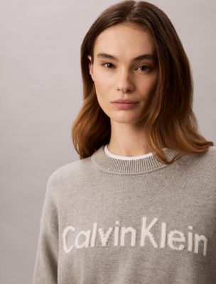 Женские свитеры Calvin Klein Logo Graphic Relaxed Sweater — фото 2