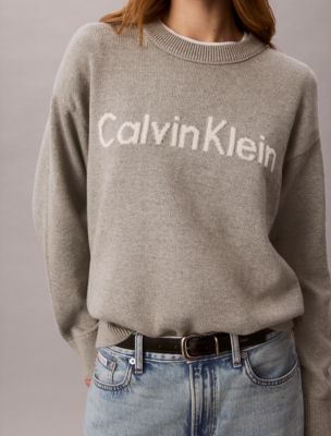 Женские свитеры Calvin Klein Logo Graphic Relaxed Sweater — фото 4
