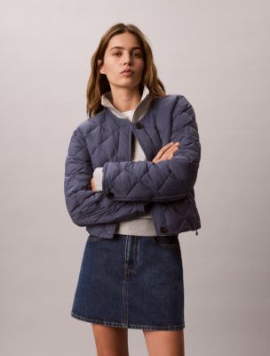 Quilted Liner Jacket, Blue Nomad