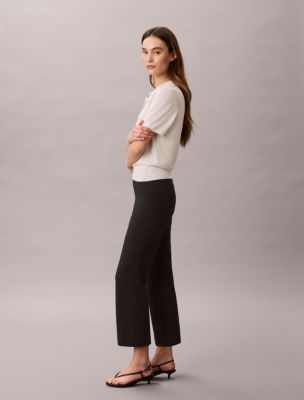 Женские брюки Calvin Klein Ponte Cropped Flared Pants — фото 5