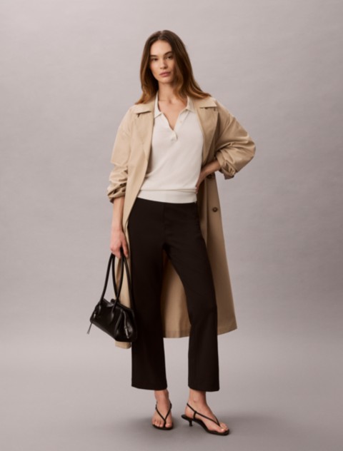 Женские брюки Calvin Klein Ponte Cropped Flared Pants