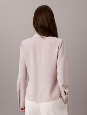 Женские топы Calvin Klein Scarf Neck Long Sleeve Top — фото 4