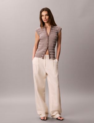 Женские кардиганы Calvin Klein Tech Knit Checkered Rib Cardigan — фото 2