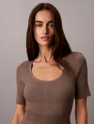 Женские платья Calvin Klein Tech Knit Midi Dress — фото 2