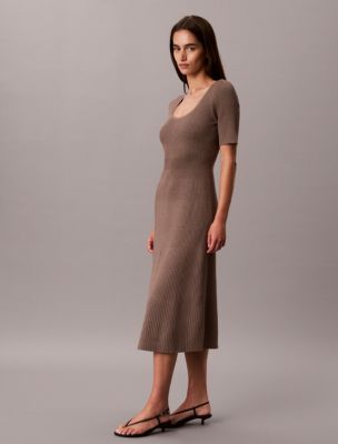 Женские платья Calvin Klein Tech Knit Midi Dress — фото 4