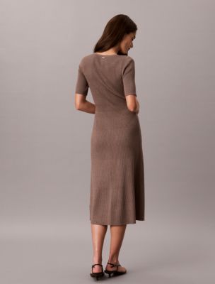 Женские платья Calvin Klein Tech Knit Midi Dress — фото 6