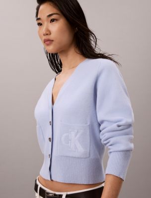 Женские кардиганы Calvin Klein Wool Cotton Raglan Cardigan — фото 2