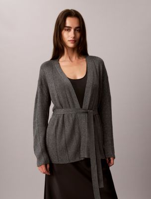 Shine Blend Cardigan, Volcanic Ash