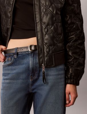 Женские куртки Calvin Klein Faux Leather Padded Jacket — фото 6
