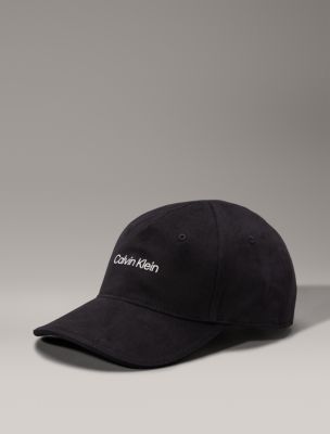 Calvin Klein Jeans embroidered monogram logo cap in beige