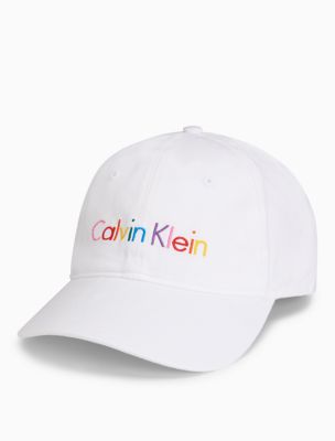 grey calvin klein cap