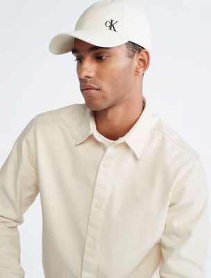 Brushed Cotton Twill Logo Baseball Cap | Calvin Klein
